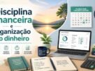 Controle financeiro pessoal com planilha e calculadora