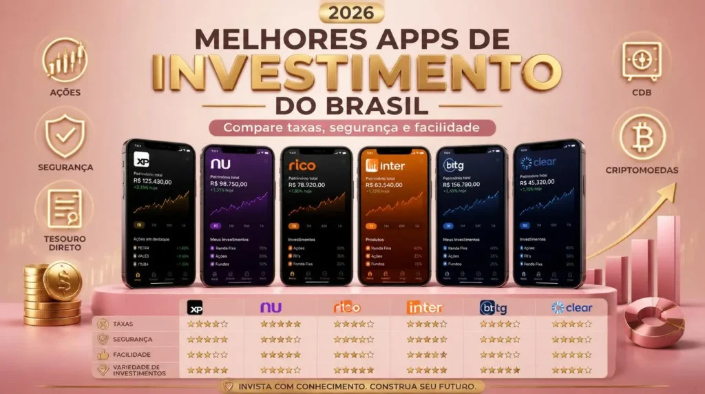 Melhores Apps de Investimento no Brasil