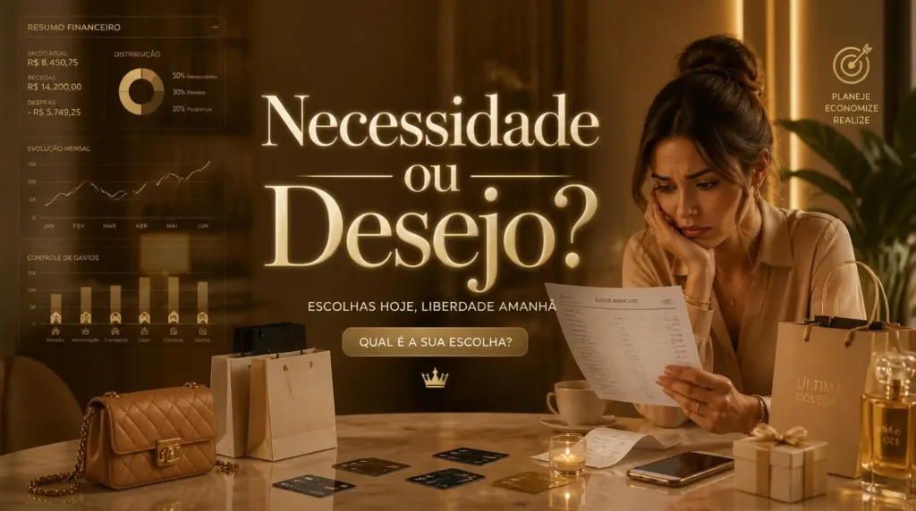 Necessidade ou Desejo Aprenda a Diferenciar e Pare de Gastar no Automático
