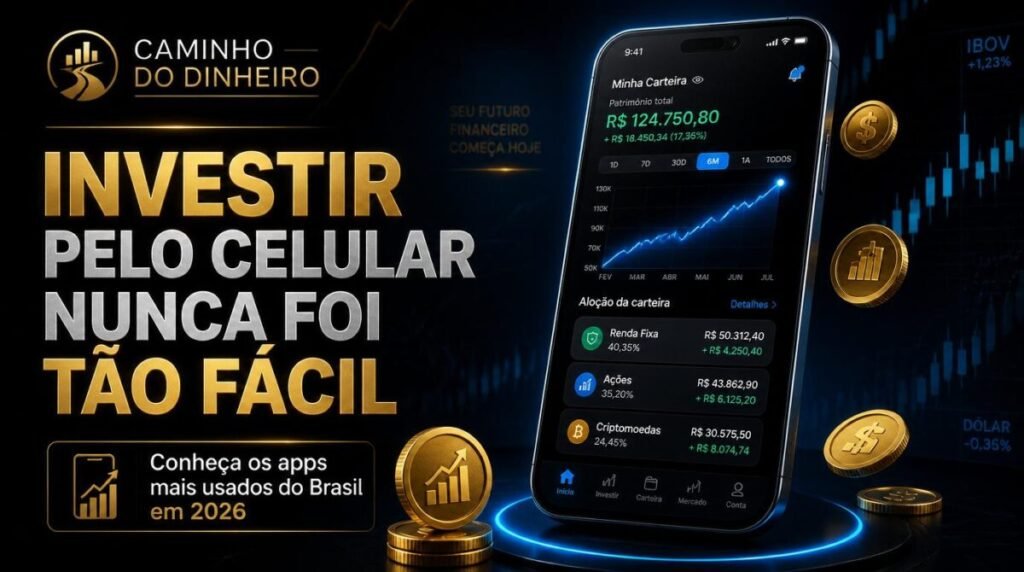 Os melhores apps de investimento no Brasil em 2026