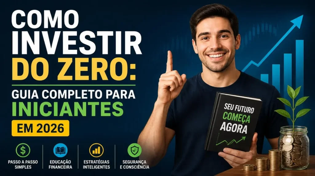 Como Investir do Zero Guia Completo para Iniciantes em 2026