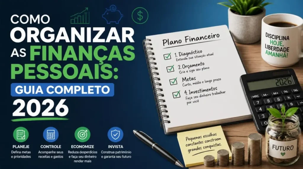 Como Organizar as Finanças Pessoais Guia Completo 2026