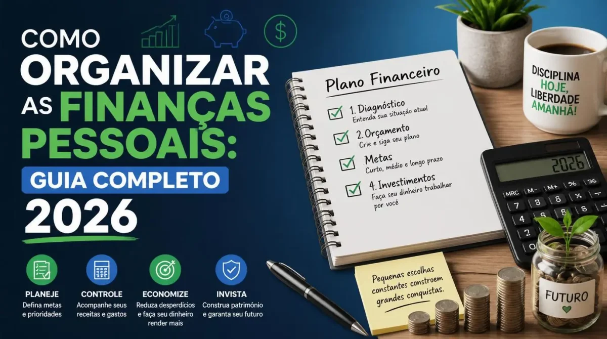Como Organizar as Finanças Pessoais Guia Completo 2026
