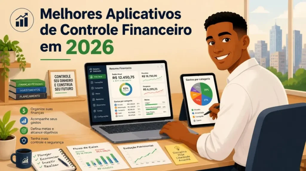 Melhores Aplicativos de Controle Financeiro em 2026 Guia Completo