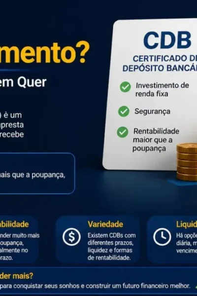 O Que é CDB Investimento Guia Completo Para Quem Quer Sair da Poupança